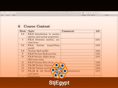 محاضرات في الفيزياء النووية | د. محمد شديفات