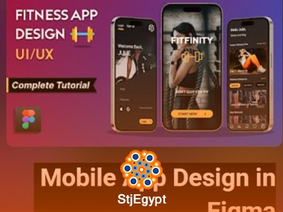 Figma App UI/UX Design Masterclass | Fitness, Food, Banking & Mobile Apps