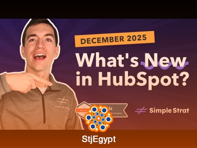 What’s New in HubSpot’s Software | Full Product Updates (December 2025)